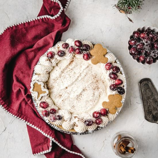 No Bake Eggnog Cheesecake
