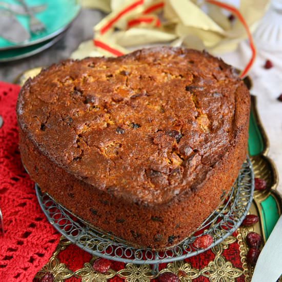 Nut Free Pumpkin Fruitcake