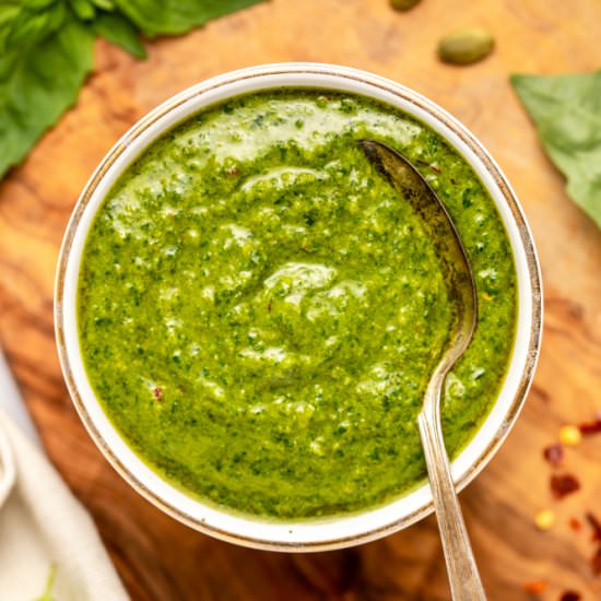 Nut-Free Vegan Pesto