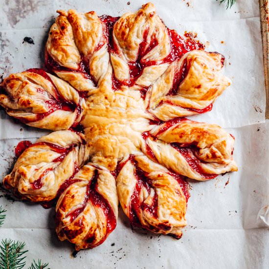 Strawberry Puff Pastry Dessert