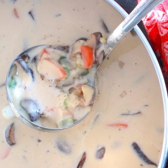Creamy Vegan “Clam” Chowder