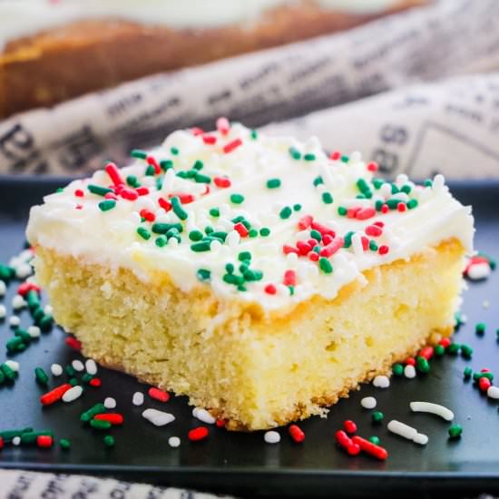 Christmas Sugar Cookie Cake