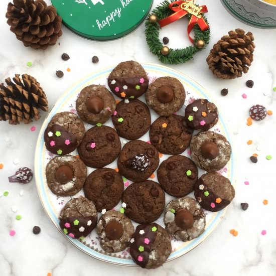 Mocha Double Chocolate Chip Cookies