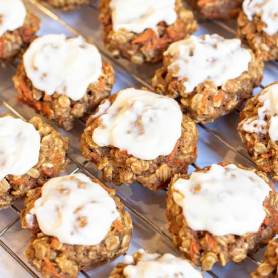 Oatmeal Carrot Cake Cookies