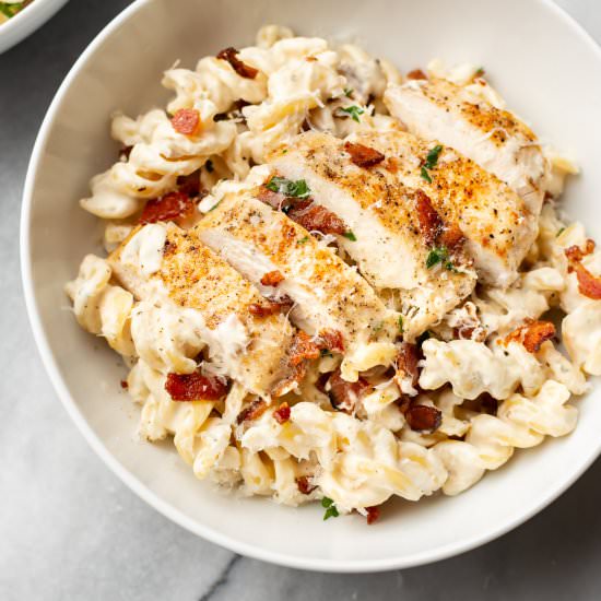 chicken bacon ranch pasta