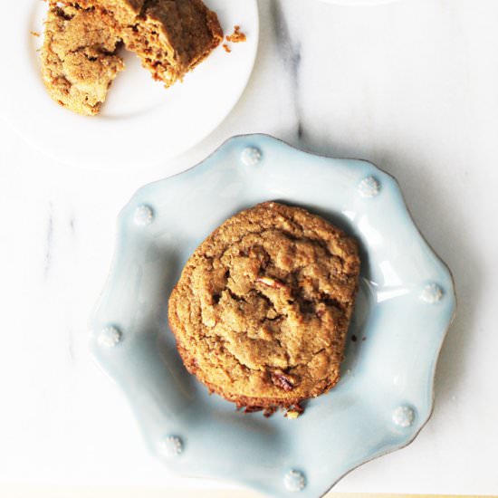 Paleo Salted Maple Pecan Cookies