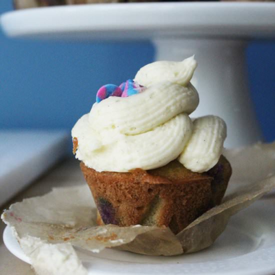 Pink Oreo Unicorn Cupcakes