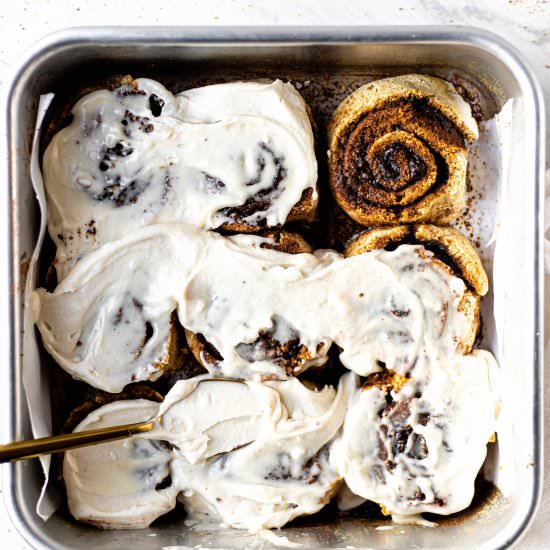 Vegan Gluten Free Cinnamon Rolls
