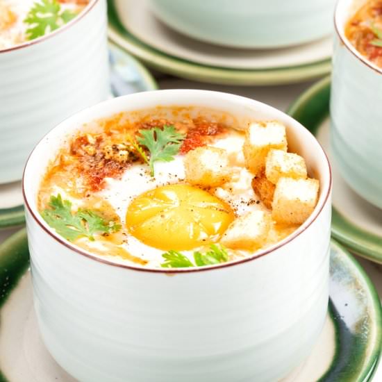 Easy, Elegant Shirred Eggs Recipe