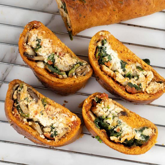 Healthy Chicken Stromboli Recipe
