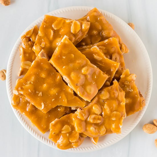 Easy Peanut Brittle