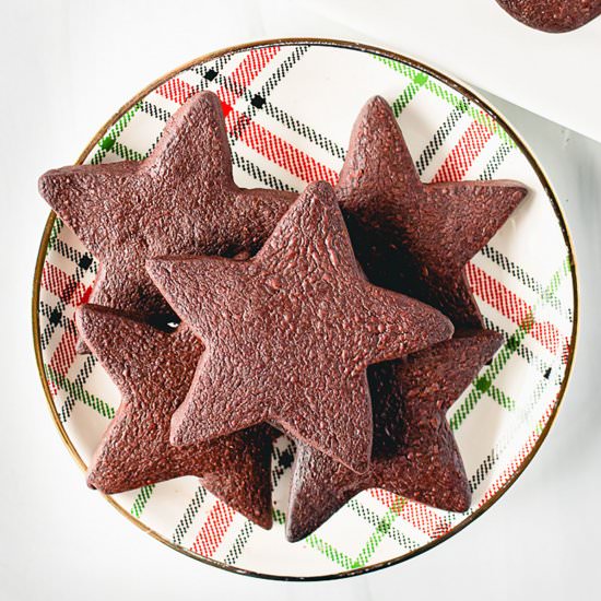 Chocolate Shortbread Cookies
