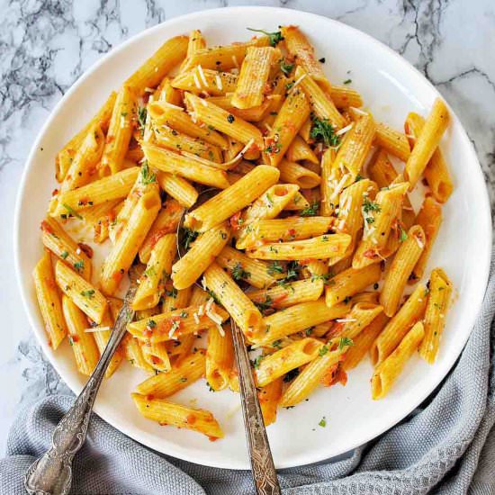 Instant Pot Pasta with Jar Sauce