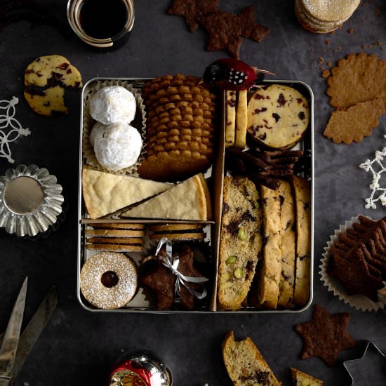 holiday cookie box