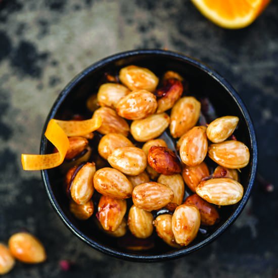 Sichuan Orange Candied Almonds