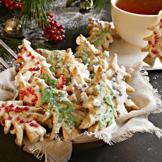 Brown Butter Shortbread Cookies