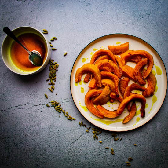 Roasted Kabocha Squash + Cardamom