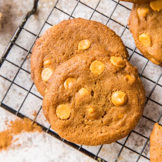 Butterscotch Gingerbread Cookies
