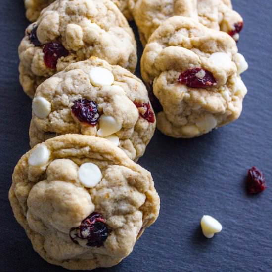 White Chocolate Cranberry Cookies