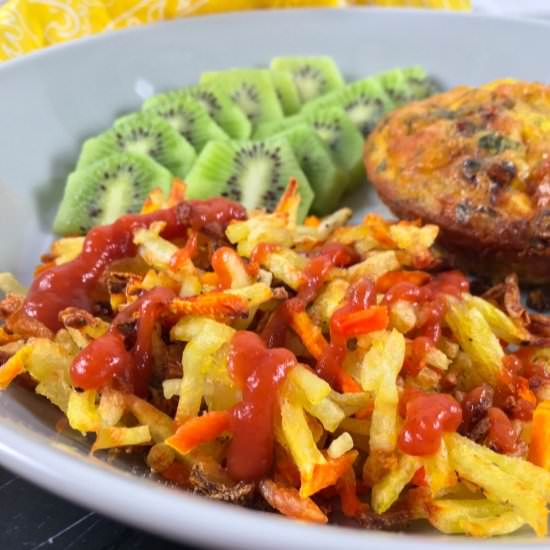 Air Fryer Frozen Hash Browns