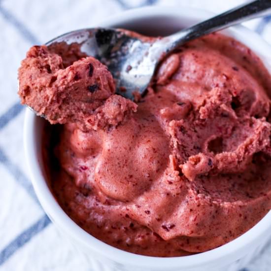 Cherry Pie Nice Cream