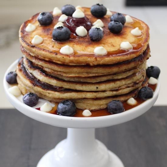 Chocolate Berry Buttermilk Pancakes