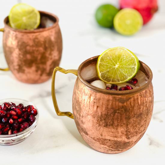 Best Pomegranate Moscow Mule