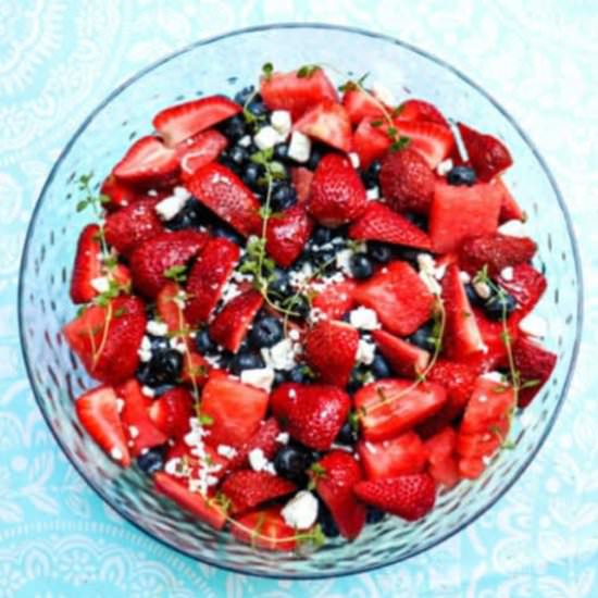 Watermelon Berry Salad