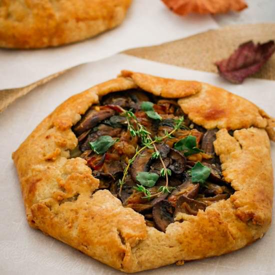 Caramelized Onion and Mushroom Tart