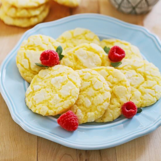 5-Ingredient Lemon Cake Mix Cookies