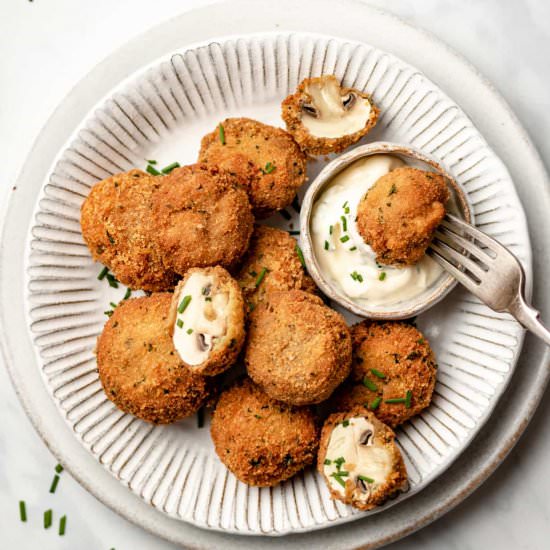 Breaded Garlic Mushrooms