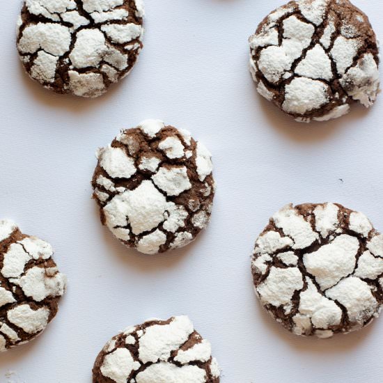 Crinkle cookies