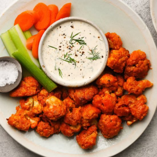 Baked Buffalo Cauliflower