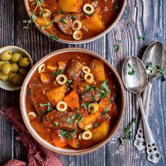 Spanish beef stew
