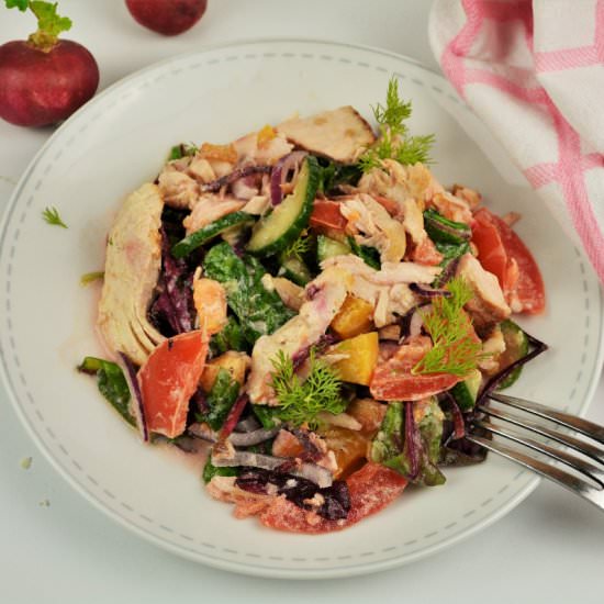 Best Leftover Turkey Salad