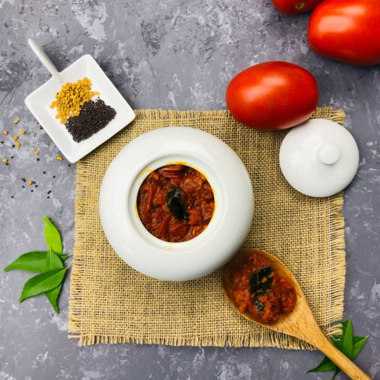 Instant tomato pickle