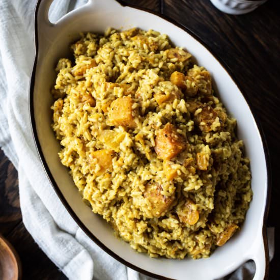 Roasted Butternut Squash Risotto