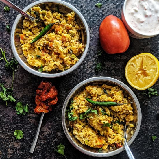 Green Moong Dal Khichdi