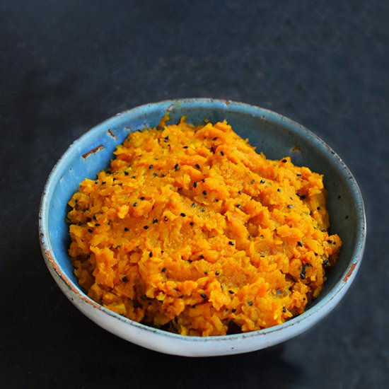 Spicy Grated Pumpkin