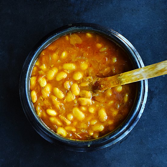 White Bean Stew w. Cumin and Ginger