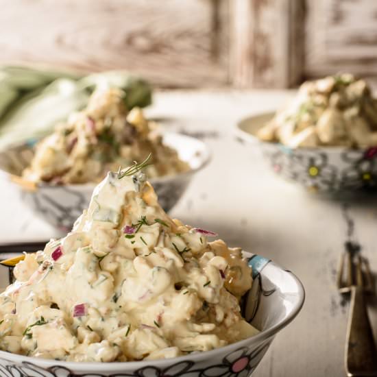 Cauliflower Potato Salad Recipe
