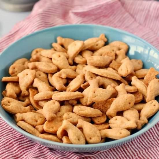 Copycat Homemade Fish Crackers