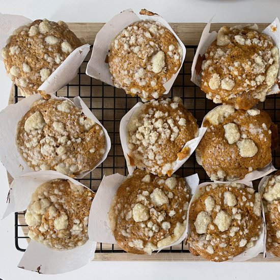 Sourdough Pumpkin Muffins