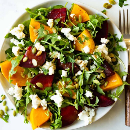 Roasted Beet & Butternut Salad