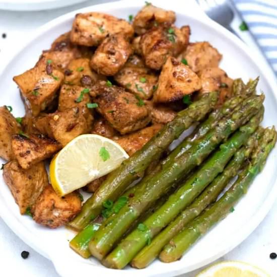 Creamy Chicken with Asparagus