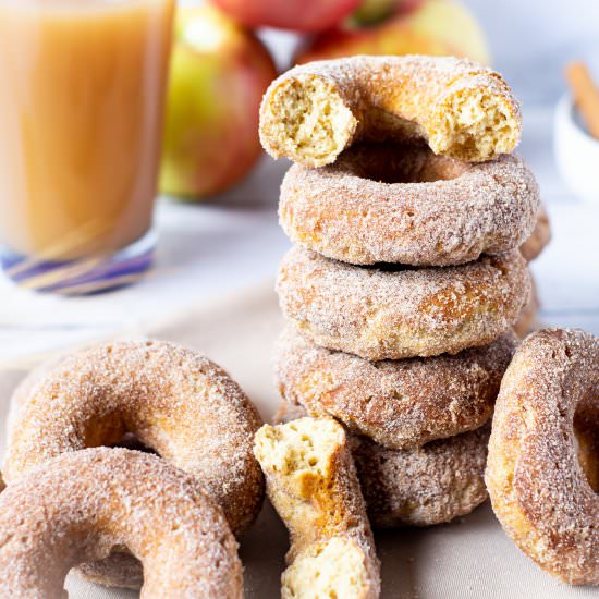 Apple Cider and Cardamom Donuts
