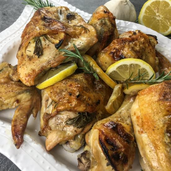 Oven Roasted Chicken with Lemon