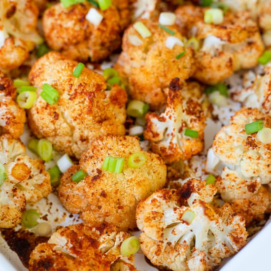 Spicy Roasted Cauliflower