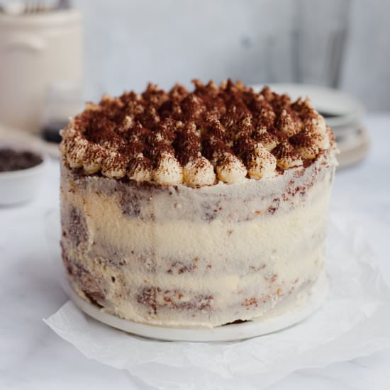 Tiramisu Layer Cake