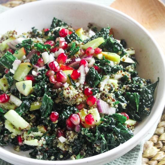 Kale and Pomegranate Salad